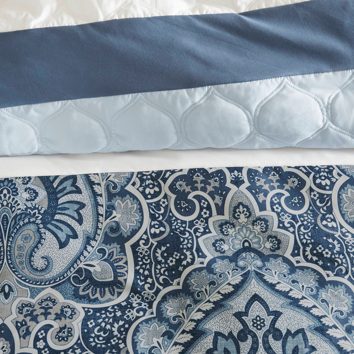 Shawnee 8-Piece Comforter Set - Blue