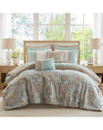 Shawnee 8-Piece Comforter Set - Seafoam