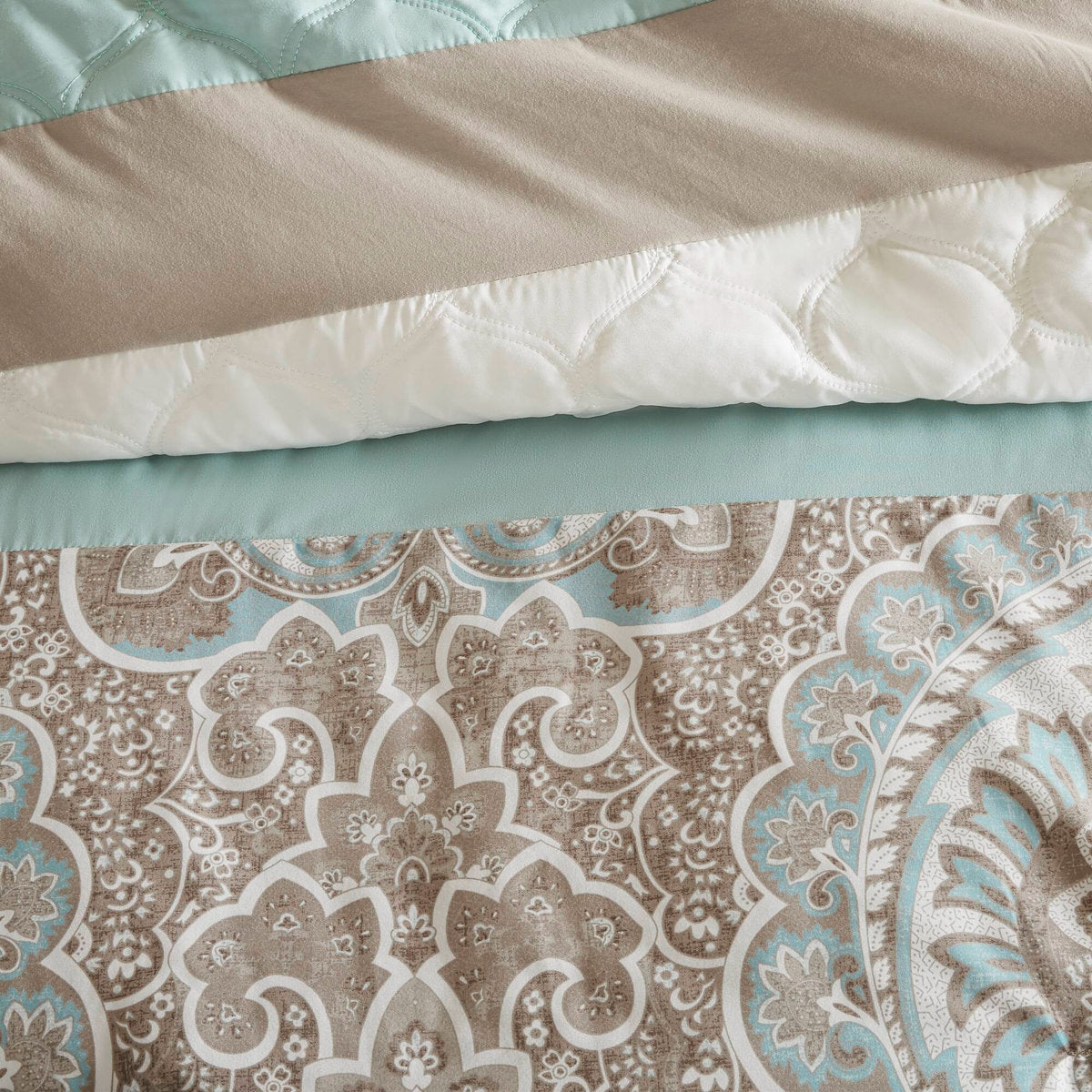 Shawnee 8-Piece Comforter Set - Seafoam