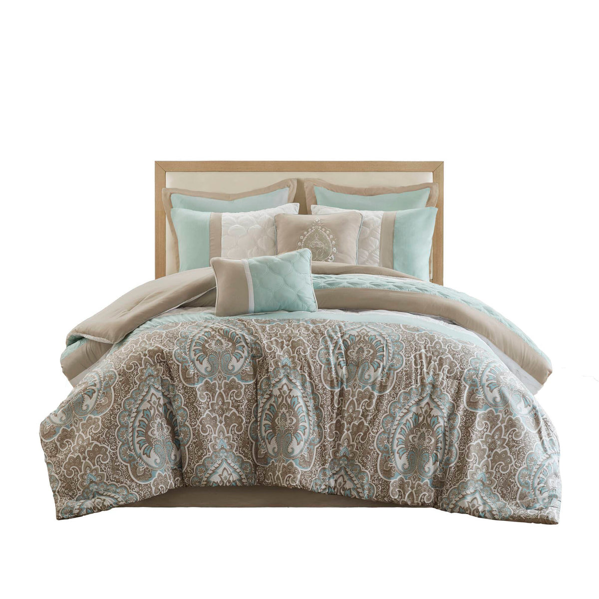 Shawnee 8-Piece Comforter Set - Seafoam