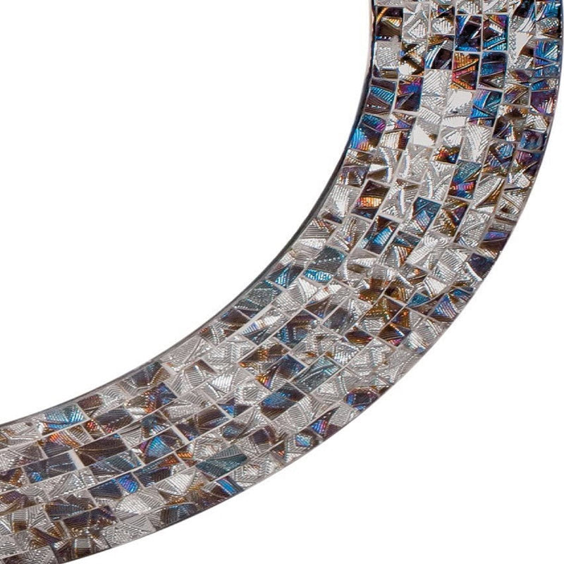 World Menagerie Toolleen Round Mirror - Silver