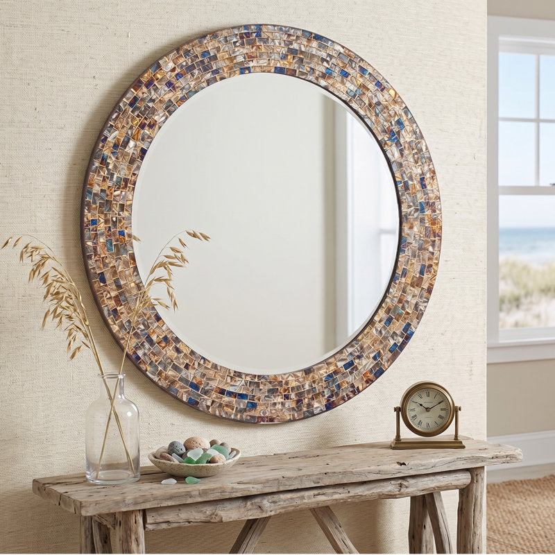 World Menagerie Toolleen Round Mirror