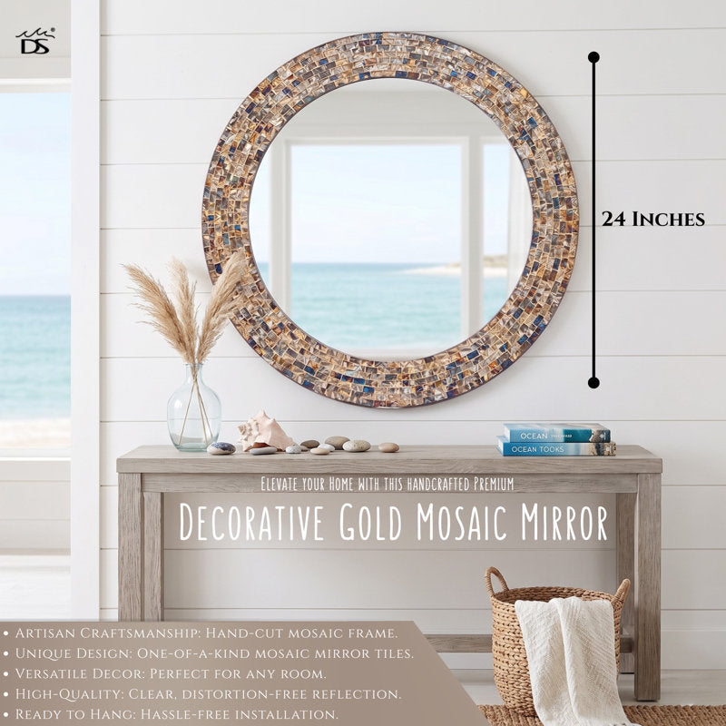 World Menagerie Toolleen Round Mirror