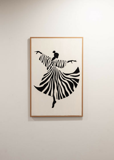 "Where Silence Dances" Hand Painted Wall Art