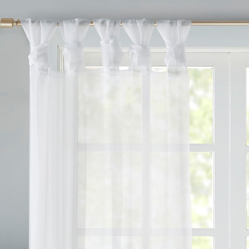 Ceres Twist Sheer Curtain Panel