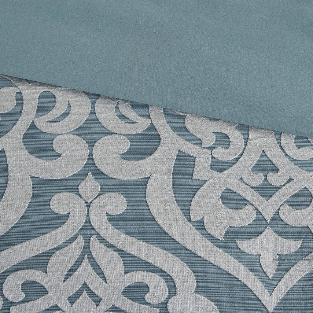 Odette 8 Piece Jacquard Comforter Set