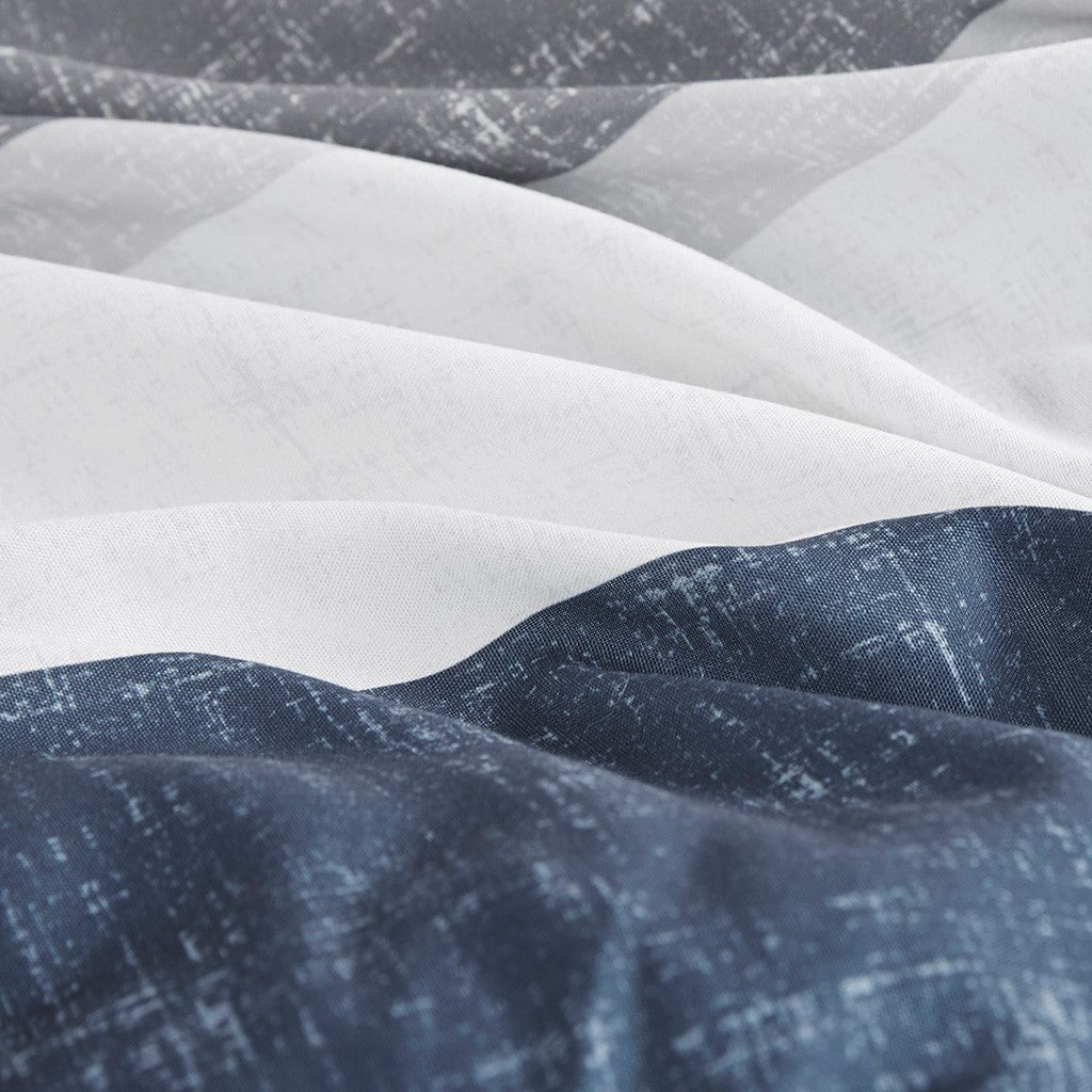 Jaxon Stripe 7 Piece Comforter  Set with Bed Sheets
