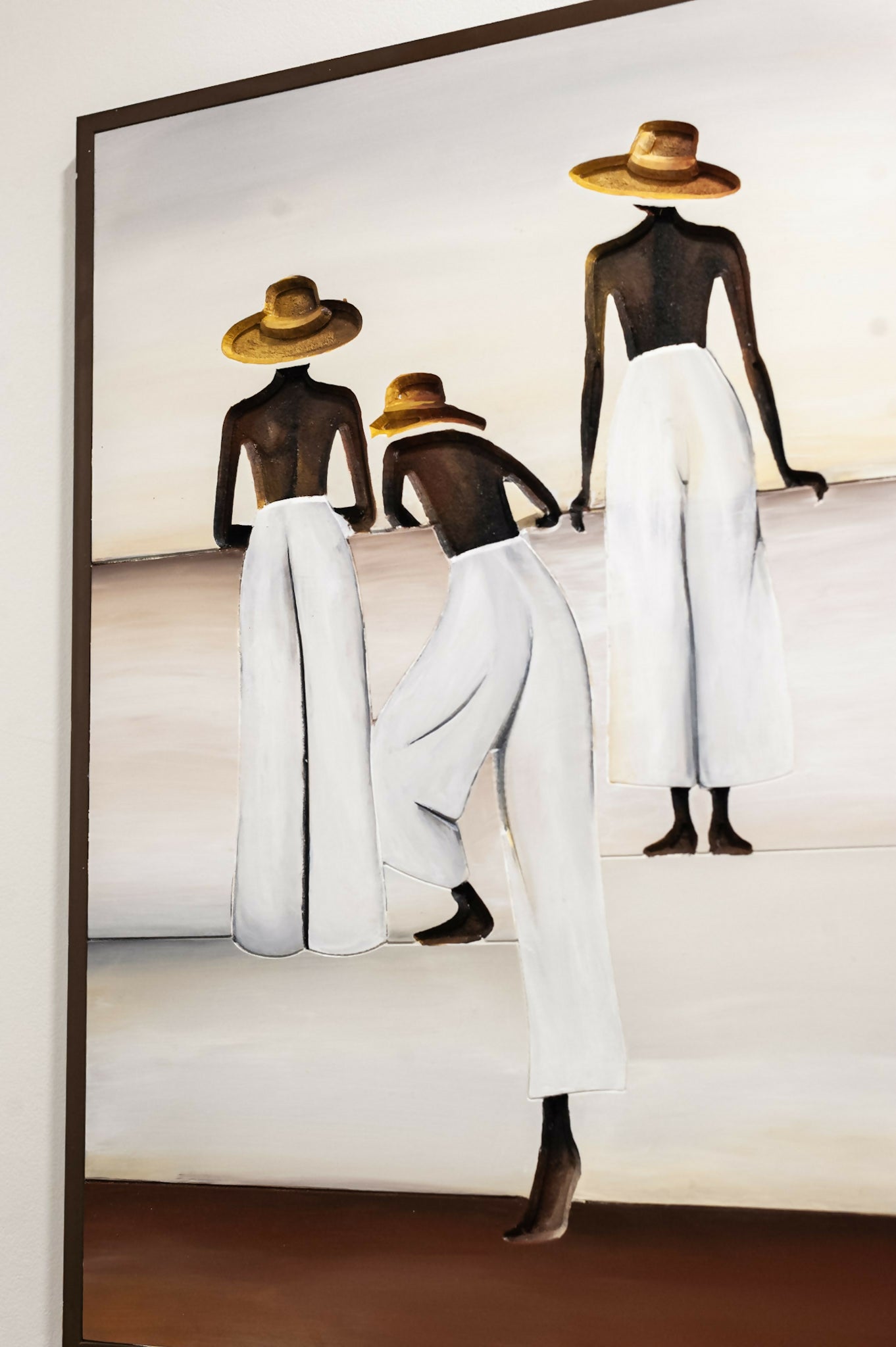 "The Golden Hour" Hand Paint Wall Art
