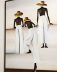 "The Golden Hour" Hand Paint Wall Art
