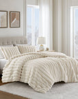 Jasmine 3-Piece Faux Fur Comforter Set