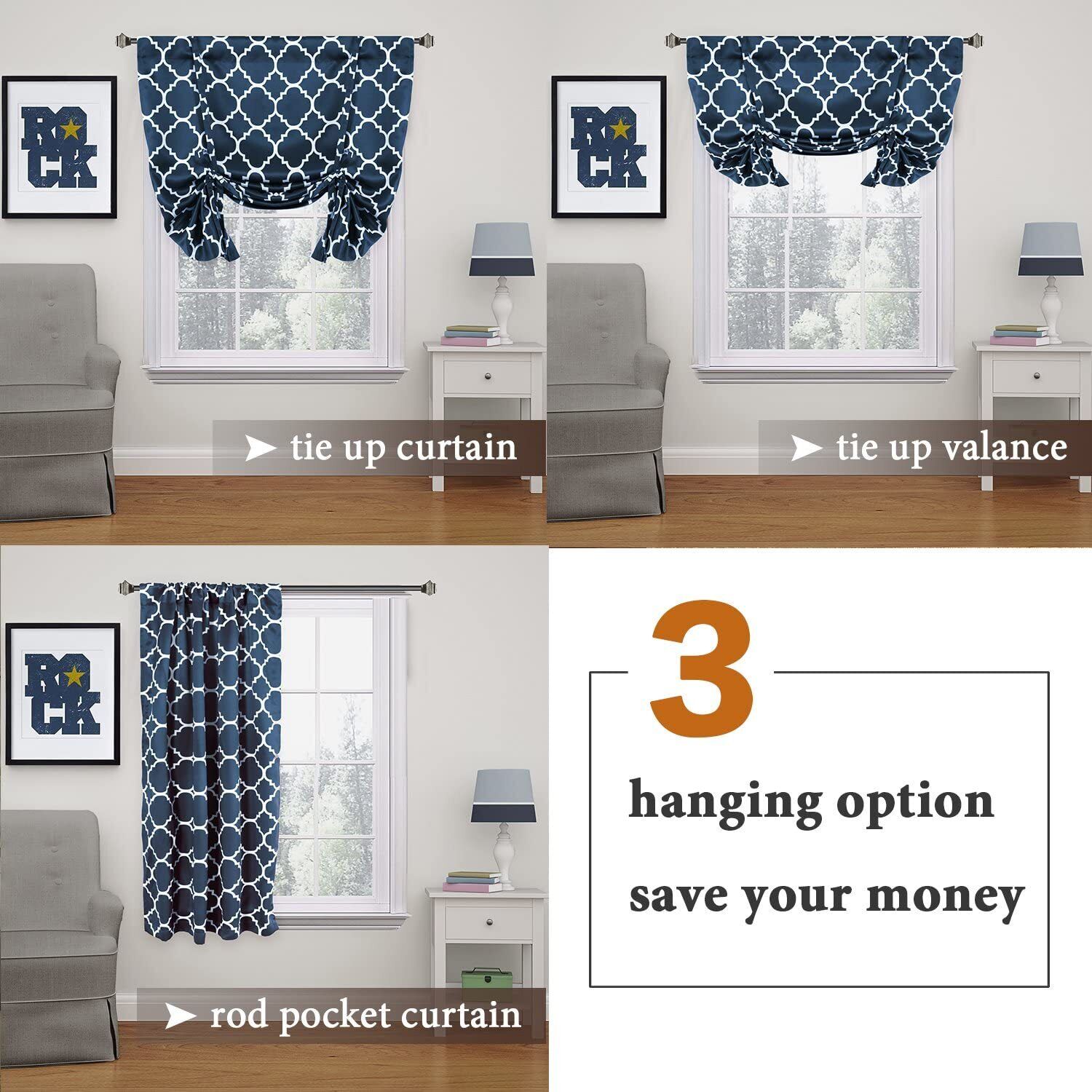 Pull Up Curtain Panels