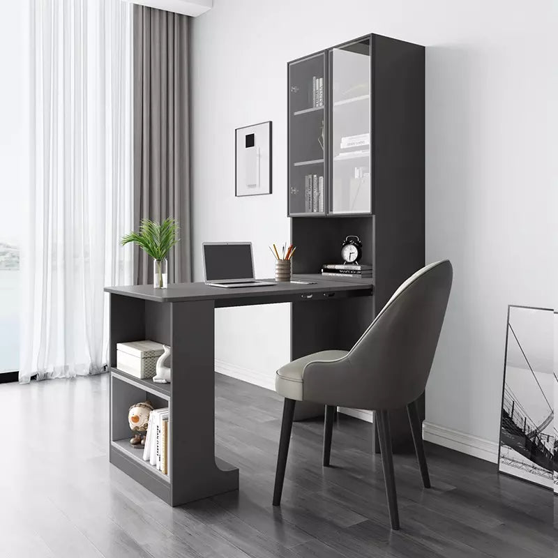 Adjustable Bookshelf &amp; Office Desk - Multifunctional Furniture