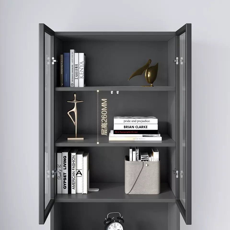 Adjustable Bookshelf &amp; Office Desk - Multifunctional Furniture