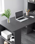 Adjustable Bookshelf & Office Desk - Multifunctional Furniture