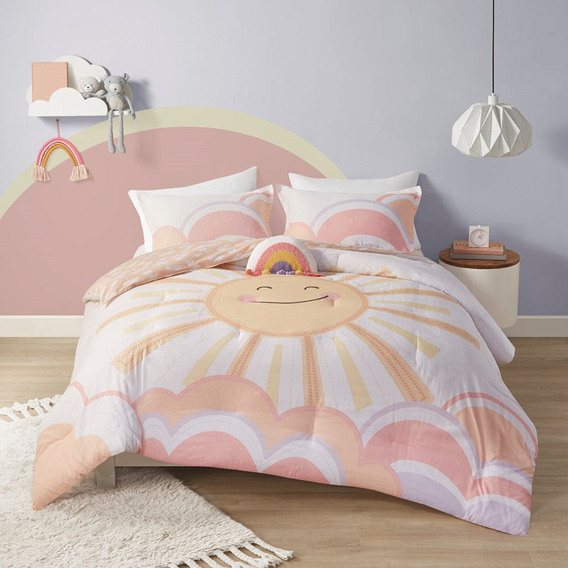 Dawn Sunshine Reversible Comforter Set