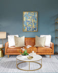 Bleu Royale - Hand-painted Canvas Art - MyJardine