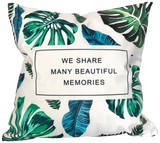 Cushion Throw Pillow - Beautiful Memories Leaf Home Decor (FILLING INCLUDED) - The Jardine Store