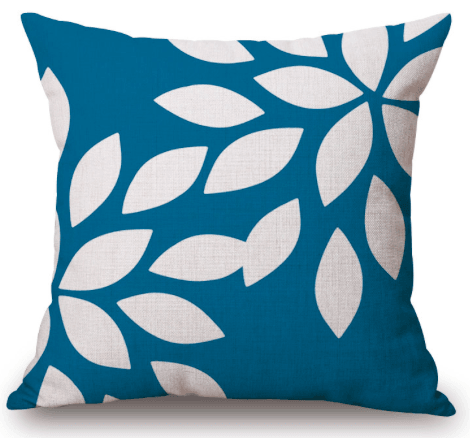 Digital Printed Leaf Pillow (FILLING INCLUDED) - The Jardine Store