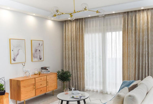 Golden Turkish Luxury Home Decor Curtains - The Jardine Store