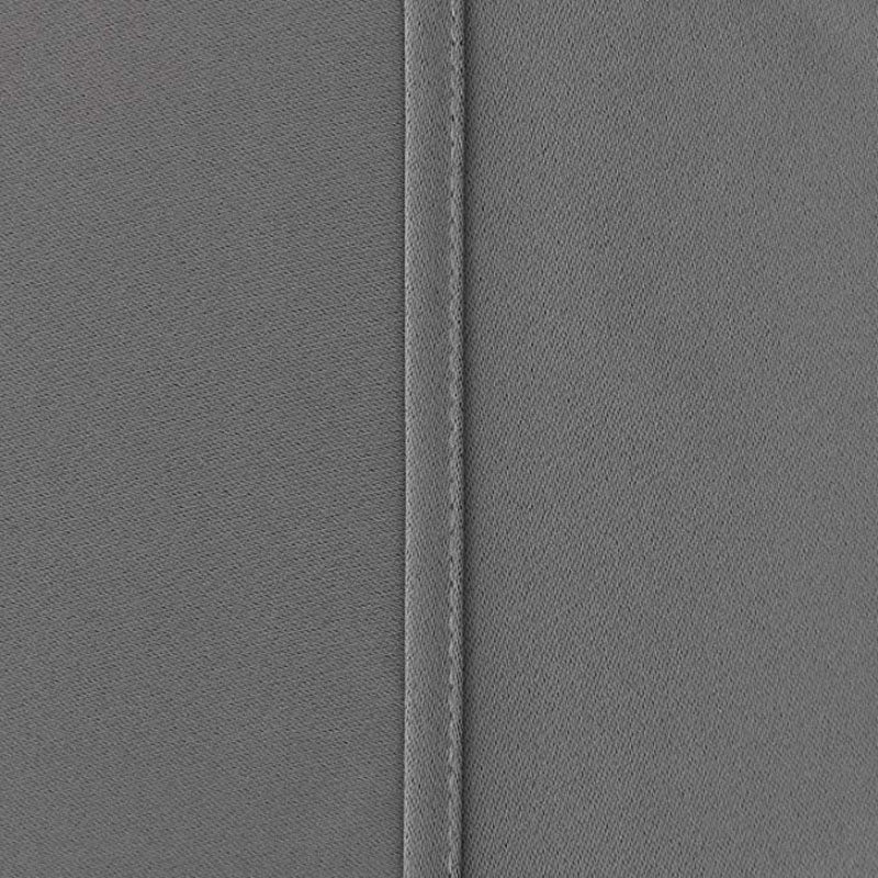 Grey Solid Curtain Panel - MyJardine