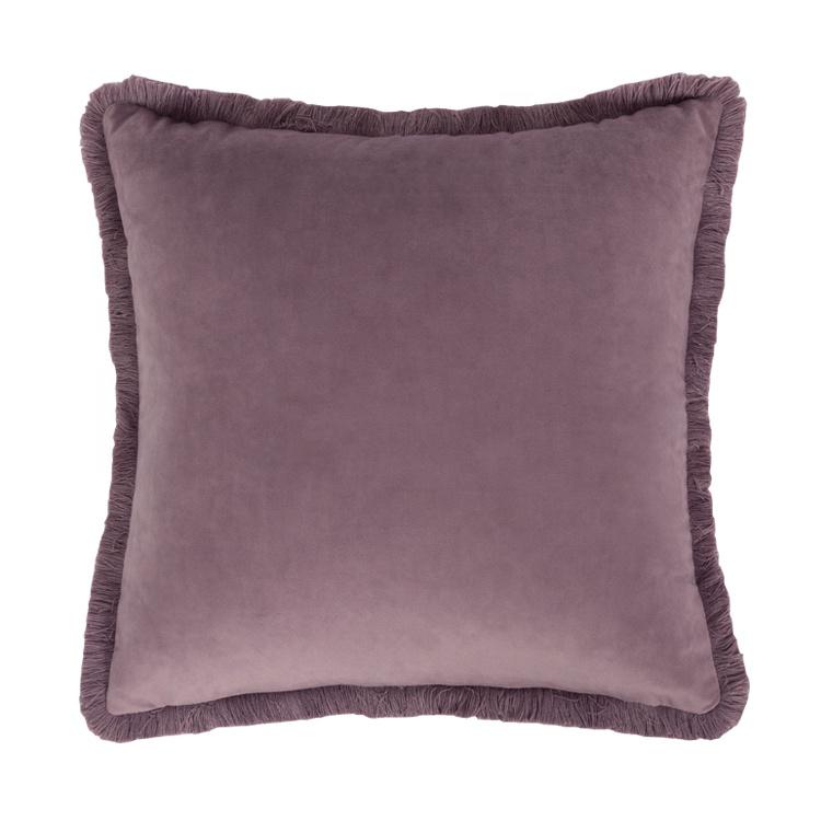 Movinch Velvet Fringe Cushion Throw Pillow (Pink) - The Jardine Store