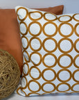 New design cotton fabric embroidery cushion pillows (FILLING INCLUDED) - The Jardine Store