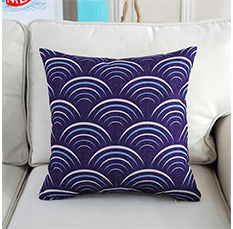 Ocean Wave Custom Pillow For Home Decor (FILLING INCLUDED) - The Jardine Store