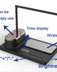 Office Desk Lamp with Wireless Charging and Bluetooth Speaker - The Jardine Store