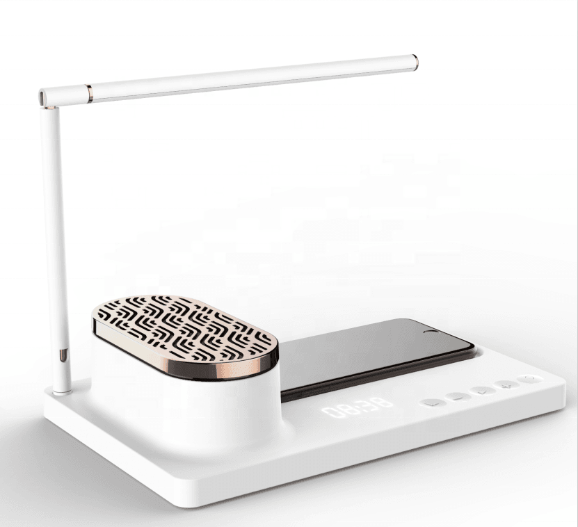 Office Desk Lamp with Wireless Charging and Bluetooth Speaker - The Jardine Store