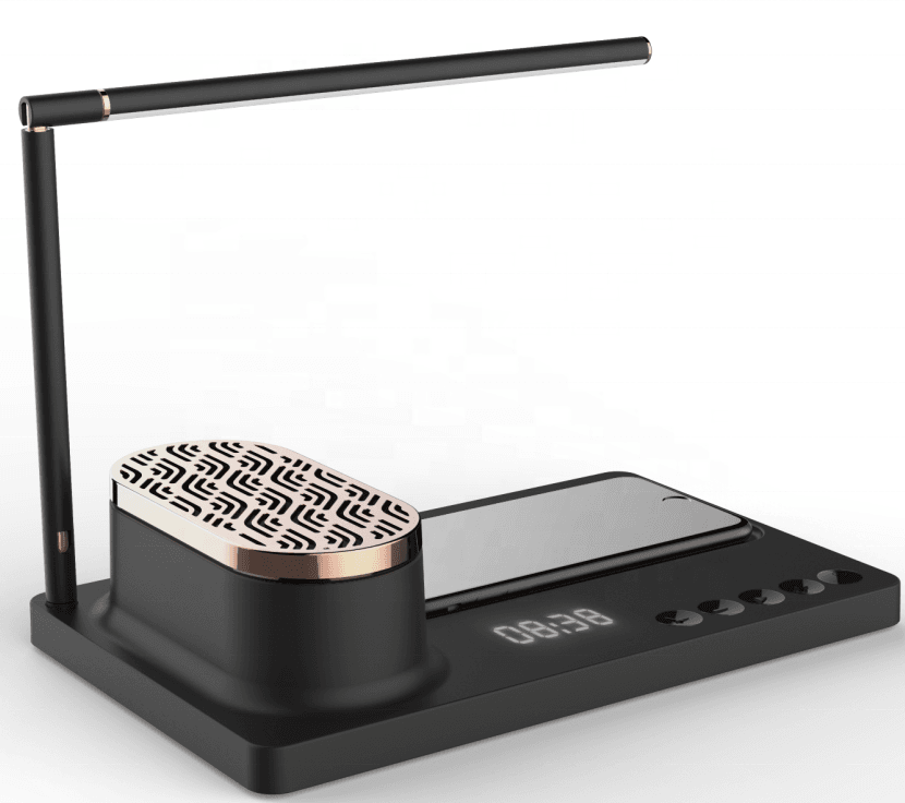 Office Desk Lamp with Wireless Charging and Bluetooth Speaker - The Jardine Store