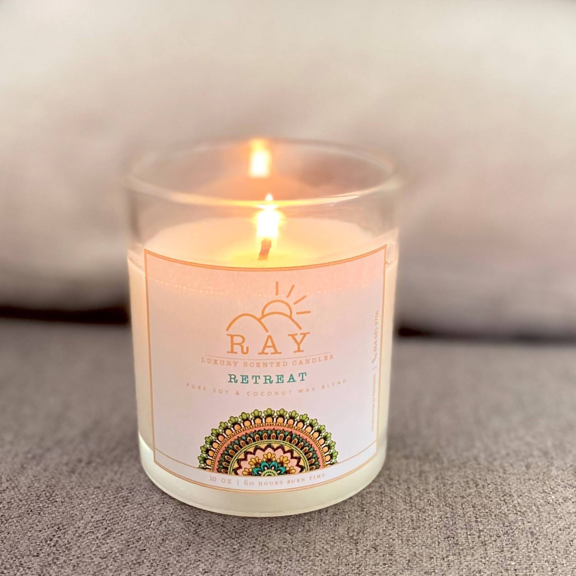 RAY Scented Candle - RETREAT - The Jardine Store