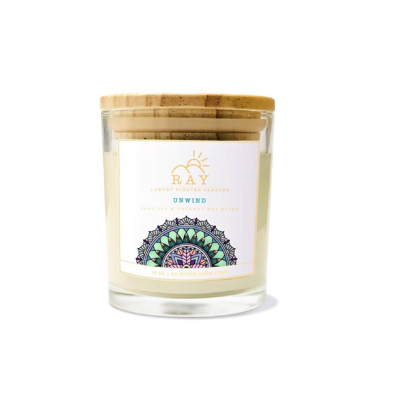 RAY Scented Candle - UNWIND - The Jardine Store