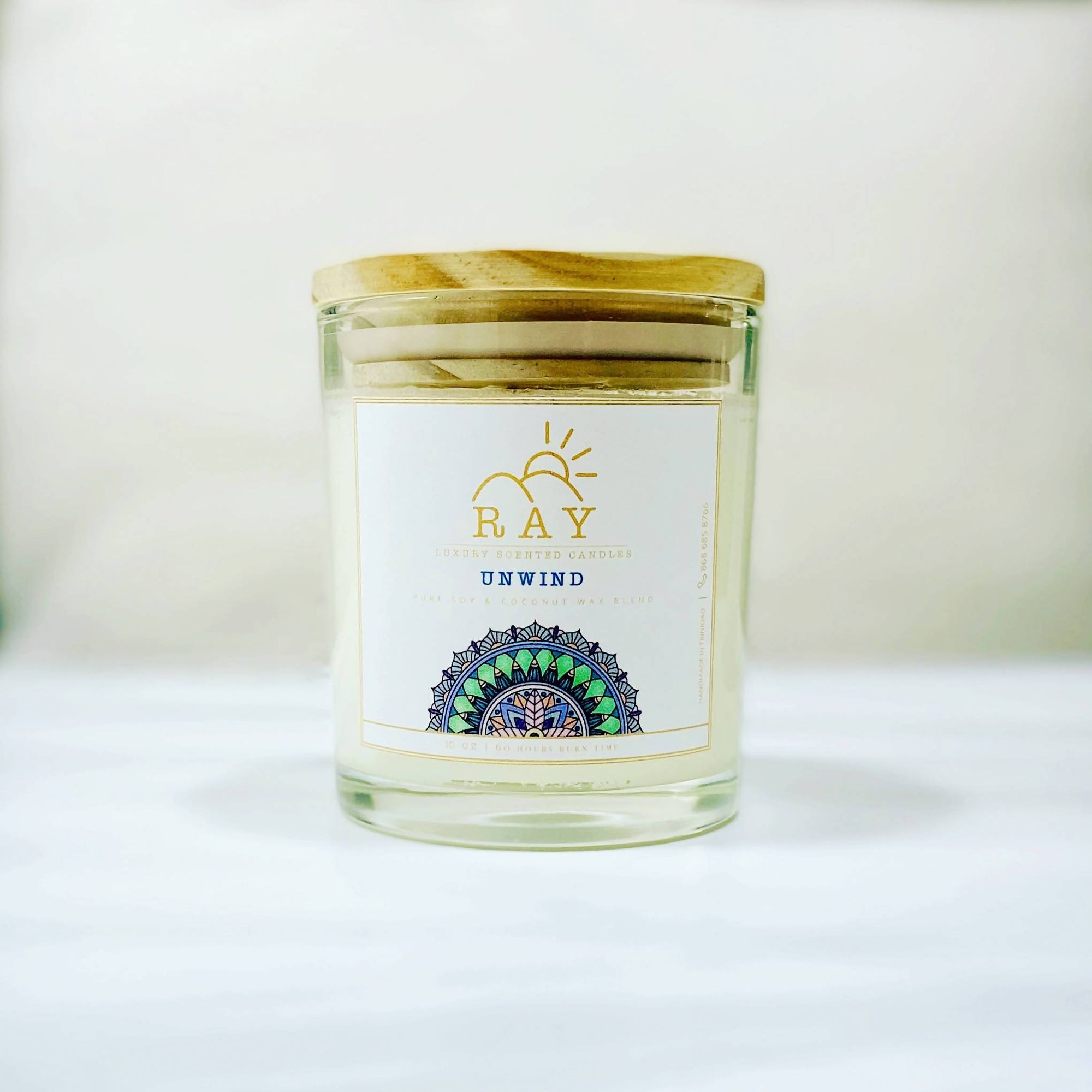 RAY Scented Candle - UNWIND - The Jardine Store