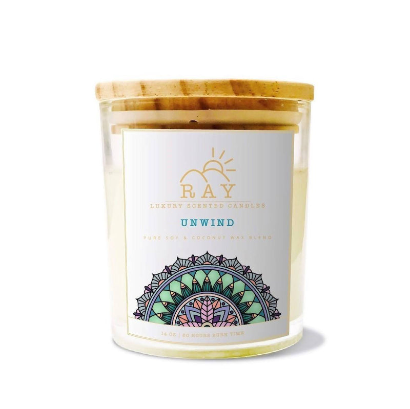 RAY Scented Candle - UNWIND - The Jardine Store