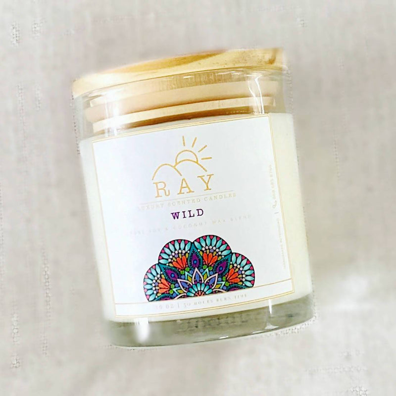 RAY Scented Candle - WILD - The Jardine Store
