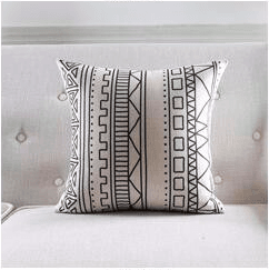 Tribal Cushion For Sofa Seat Double Sided Print (FILLING INCLUDED) - The Jardine Store