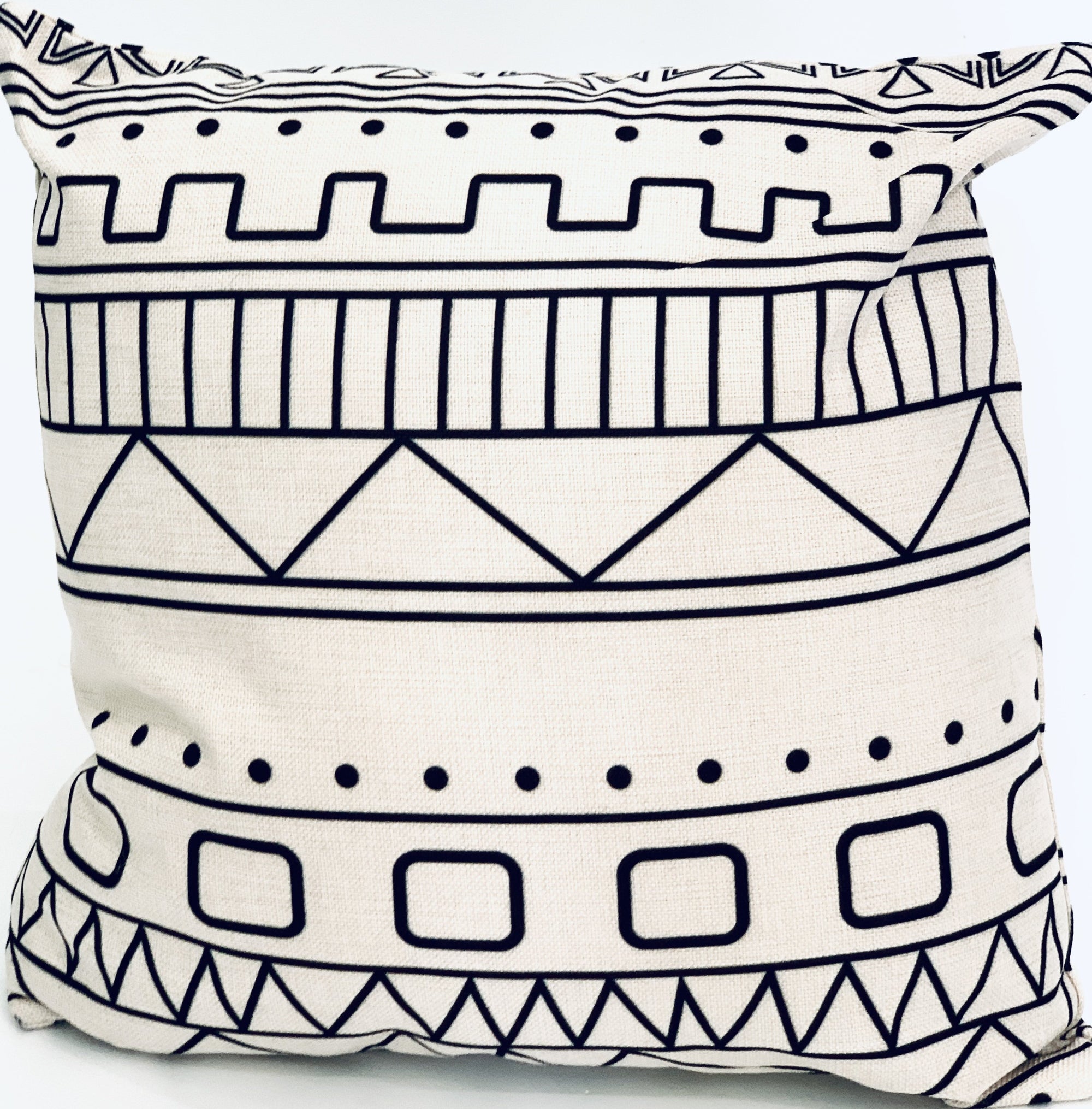 Tribal Cushion For Sofa Seat Double Sided Print (FILLING INCLUDED) - The Jardine Store