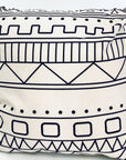 Tribal Cushion For Sofa Seat Double Sided Print (FILLING INCLUDED) - The Jardine Store