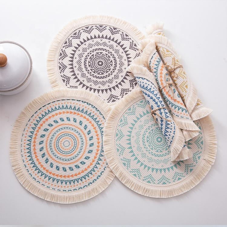 Tribal Dining Table Placemats (Set of 4 PCS) - The Jardine Store