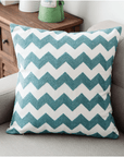 WAVES EMBROIDERY CUSHION PILLOW (FILLING INCLUDED) - The Jardine Store