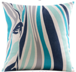 Zebra Cushion Pillow (Filling Included) - The Jardine Store